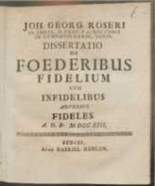 De foederibus fidelium cum infidelibus adversus fideles