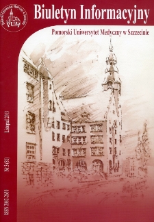 Biuletyn Informacyjny - Pomorski Uniwersytet Medyczny w Szczecinie. Nr 3 (81), Listopad 2013