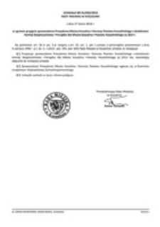 Uchwała Rady Miejskiej w Koszalinie nr XLI/602/2014