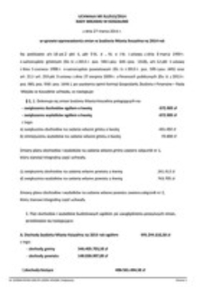 Uchwała Rady Miejskiej w Koszalinie nr XLI/613/2014