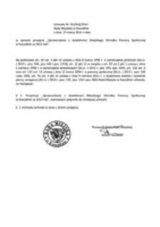 Uchwała Rady Miejskiej w Koszalinie nr XLI/618/2014