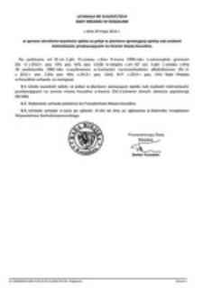 Uchwała Rady Miejskiej w Koszalinie nr XLIII/647/2014