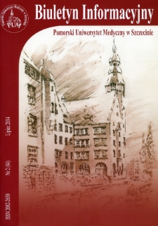 Biuletyn Informacyjny - Pomorski Uniwersytet Medyczny w Szczecinie. Nr 2 (84), Lipiec 2014