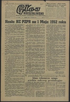 Głos Koszaliński. 1952, kwiecień, nr 99