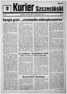 Kurier Szczeciński. R.1, 1945 nr 21