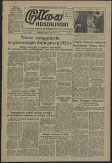 Głos Koszaliński. 1952, styczeń, nr 4