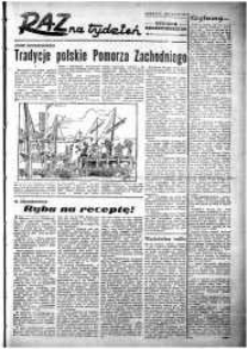 Raz na Tydzień : dodatek niedzielny Kuriera Szczecińskiego. R.2, 1947 nr 9
