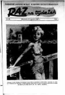 Raz na Tydzień : dodatek niedzielny Kuriera Szczecińskiego. R.2, 1947 nr 25