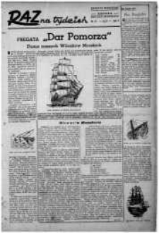 Raz na Tydzień : dodatek niedzielny Kuriera Szczecińskiego. R.2, 1947 nr 27