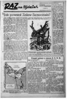 Raz na Tydzień : dodatek niedzielny Kuriera Szczecińskiego. R.2, 1947 nr 29