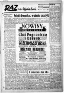 Raz na Tydzień : dodatek niedzielny Kuriera Szczecińskiego. R.2, 1947 nr 30