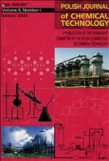 Polish Journal of Chemical Technology : a publication of the Permanent Committee of the Polish Congresses on Chemical Technology