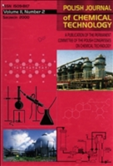 Polish Journal of Chemical Technology : a publication of the Permanent Committee of the Polish Congresses on Chemical Technology