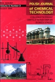 Polish Journal of Chemical Technology : a publication of the Permanent Committee of the Polish Congresses on Chemical Technology
