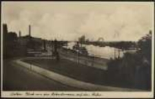 Stettin, Blick von der Hakenterrasse auf den Hafen