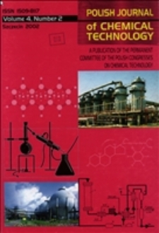 Polish Journal of Chemical Technology : a publication of the Permanent Committee of the Polish Congresses on Chemical Technology