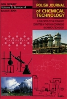 Polish Journal of Chemical Technology : a publication of the Permanent Committee of the Polish Congresses on Chemical Technology