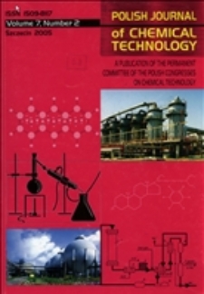 Polish Journal of Chemical Technology : a publication of the Permanent Committee of the Polish Congresses on Chemical Technology