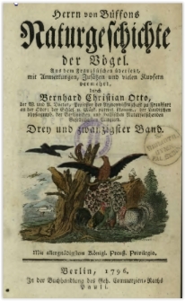 Naturgeschichte der Vögel. Bd. 23