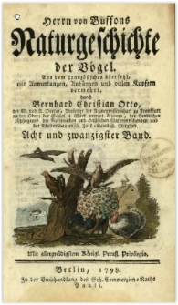 Naturgeschichte der Vögel. Bd. 28