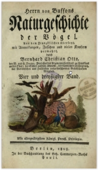 Naturgeschichte der V&ouml;gel. Bd. 34