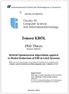 Hybrid optimization algorithms applied to model reduction of EMI in GALS systems