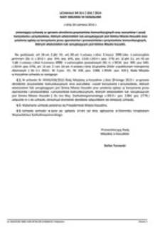 Uchwała Rady Miejskiej w Koszalinie nr XLV/656/2014