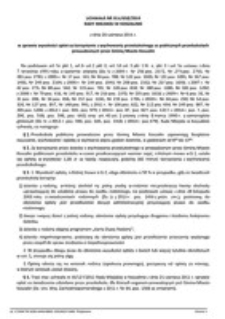 Uchwała Rady Miejskiej w Koszalinie nr XLV/658/2014