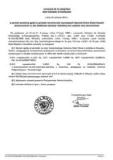 Uchwała Rady Miejskiej w Koszalinie nr XLV/663/2014