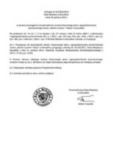 Uchwała Rady Miejskiej w Koszalinie nr XLV/664/2014