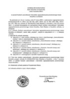 Uchwała Rady Miejskiej w Koszalinie nr XLVII/673/2014