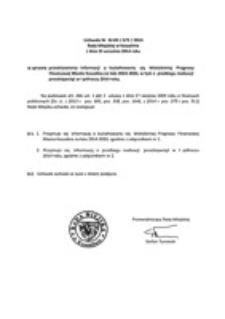 Uchwała Rady Miejskiej w Koszalinie nr XLVIII/675/2014