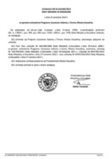 Uchwała Rady Miejskiej w Koszalinie nr XLVIII/685/2014