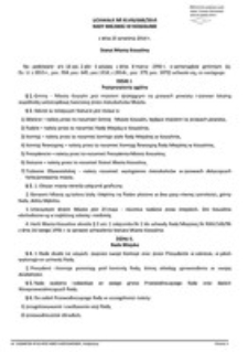 Uchwała Rady Miejskiej w Koszalinie nr XLVIII/688/2014