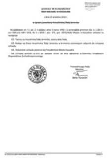 Uchwała Rady Miejskiej w Koszalinie nr XLVIII/689/2014