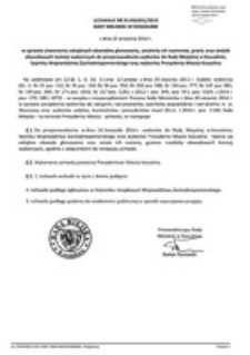 Uchwała Rady Miejskiej w Koszalinie nr XLVIII/691/2014