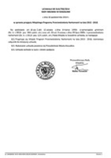 Uchwała Rady Miejskiej w Koszalinie nr XLIX/700/2014