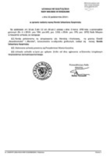 Uchwała Rady Miejskiej w Koszalinie nr XLIX/713/2014