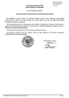 Uchwała Rady Miejskiej w Koszalinie nr XLIX/716/2014