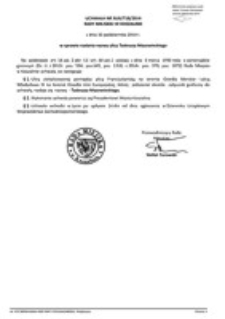 Uchwała Rady Miejskiej w Koszalinie nr XLIX/718/2014