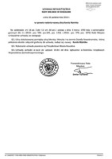 Uchwała Rady Miejskiej w Koszalinie nr XLIX/719/2014