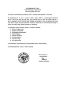 Uchwała Rady Miejskiej w Koszalinie nr III/7/2014