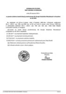 Uchwała Rady Miejskiej w Koszalinie nr V/21/2015