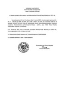 Uchwała Rady Miejskiej w Koszalinie nr V/29/2015