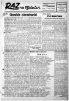 Raz na Tydzień : dodatek niedzielny Kuriera Szczecińskiego. R.2, 1947 nr 33