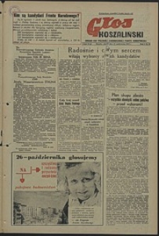 Głos Koszaliński. 1952, październik, nr 38