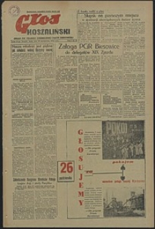 Głos Koszaliński. 1952, październik, nr 39