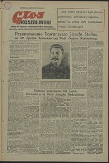 Głos Koszaliński. 1952, październik, nr 41