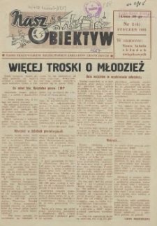 Nasz Obiektyw : pismo pracownik&oacute;w Szczecińskich Zakład&oacute;w Graficznych. 1955 nr 1