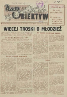 Nasz Obiektyw : pismo pracowników Szczecińskich Zakładów Graficznych. 1955 nr 1